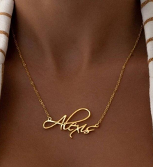 Custom Script Name Necklace