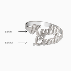 Double Name Ring