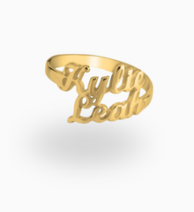 Double Name Ring