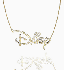 Kids Classic Pave Name Necklace