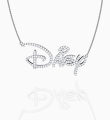 Kids Classic Pave Name Necklace