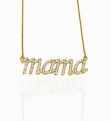 Pave Mama Necklace